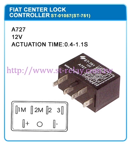 A727  12V  ACTUATION TIME:0.4~1.1S